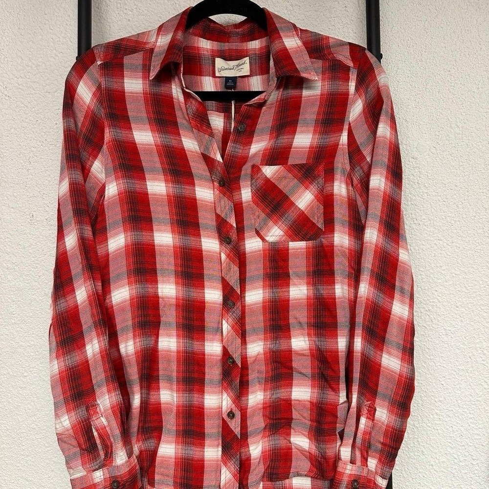 Red Flannel XS Oversized - Picture 2 of 4